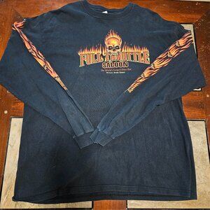 Vintage Full Throttle Saloon long sleeve shirt